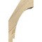 Ekena Millwork 6"W x 6"D x 10"H Imperial Rough Sawn Knee Brace, Douglas Fir BRC06X06X10IMP00RDF - alternate 4
